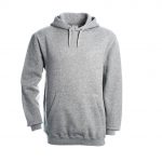 Sweat à capuche gris personnalisé