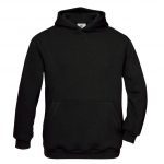 Sweat à capuche noir personnalisé
