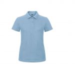 Polo manches courtes bleu personnalisé