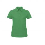 Polo manches courtes vert personnalisé