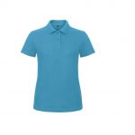 Polo manches courtes bleu personnalisé