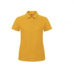 Polo manches courtes jaune personnalisé