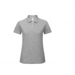 Polo manches courtes gris personnalisé