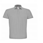 Polo manches courte gris personnalisé