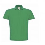 Polo manches courte vert personnalisé