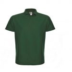 Polo manches courtes vert personnalisé