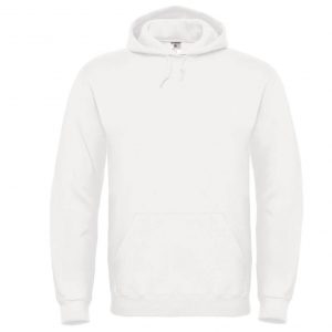 Sweat à capuche blanc personnalisé
