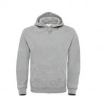 Sweat à capuche gris personnalisé