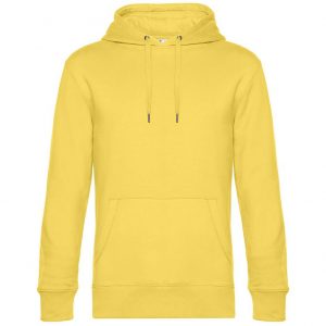 Sweat à capuche jaune personnalisé