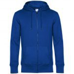 Sweat zippé bleu personnalisé