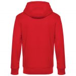 Sweat zippé rouge personnalisé
