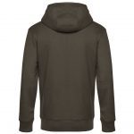 Sweat zippé kaki personnalisé