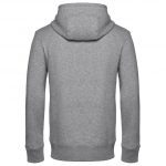 Sweat zippé gris personnalisé