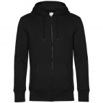 Sweat zippé noir personnalisé