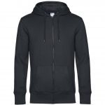 Sweat zippé noir personnalisé