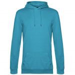 Sweat à capuche bleu personnalisé