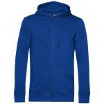 Sweat zippé bleu personnalisé
