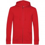Sweat zippé rouge personnalisé
