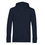 Sweat zippé bleu personnalisé