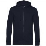 Sweat zippé bleu personnalisé