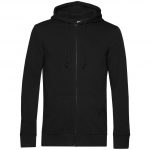 Sweat zippé noir personnalisé