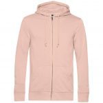 Sweat zippé rose personnalisé