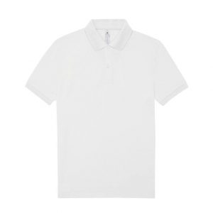 Polo manches courtes blanc personnalisé