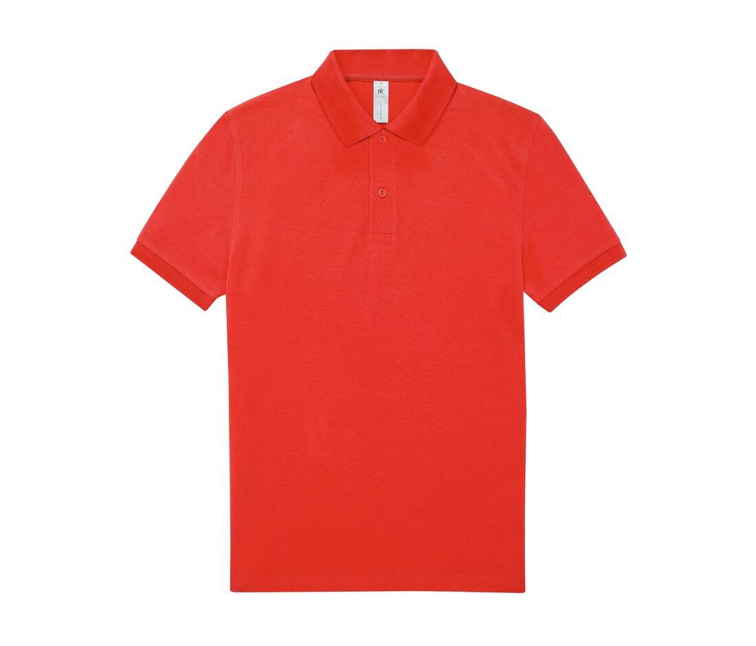 Polo manches courtes rouge personnalisé