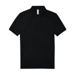 Polo manches courtes noir personnalisé