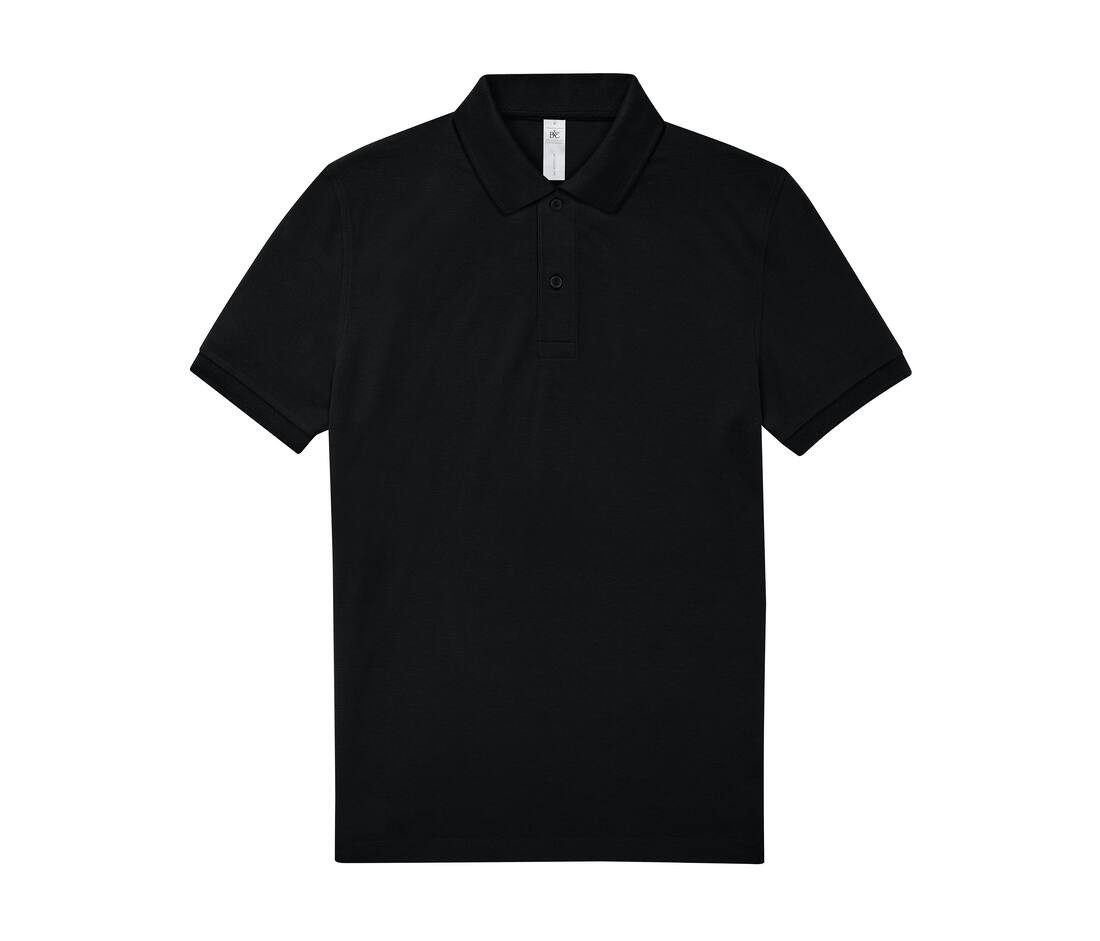 Polo manches courtes noir personnalisé