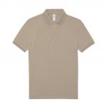 Polo manches courtes taupe personnalisé