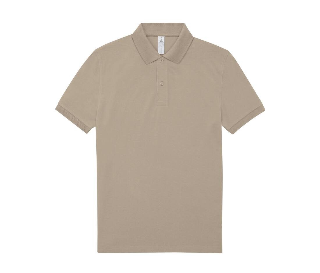 Polo manches courtes taupe personnalisé