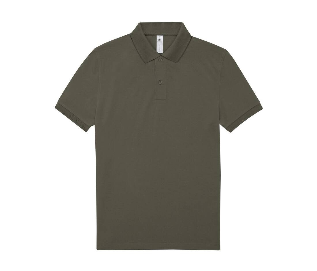 Polo manches courtes vert personnalisé