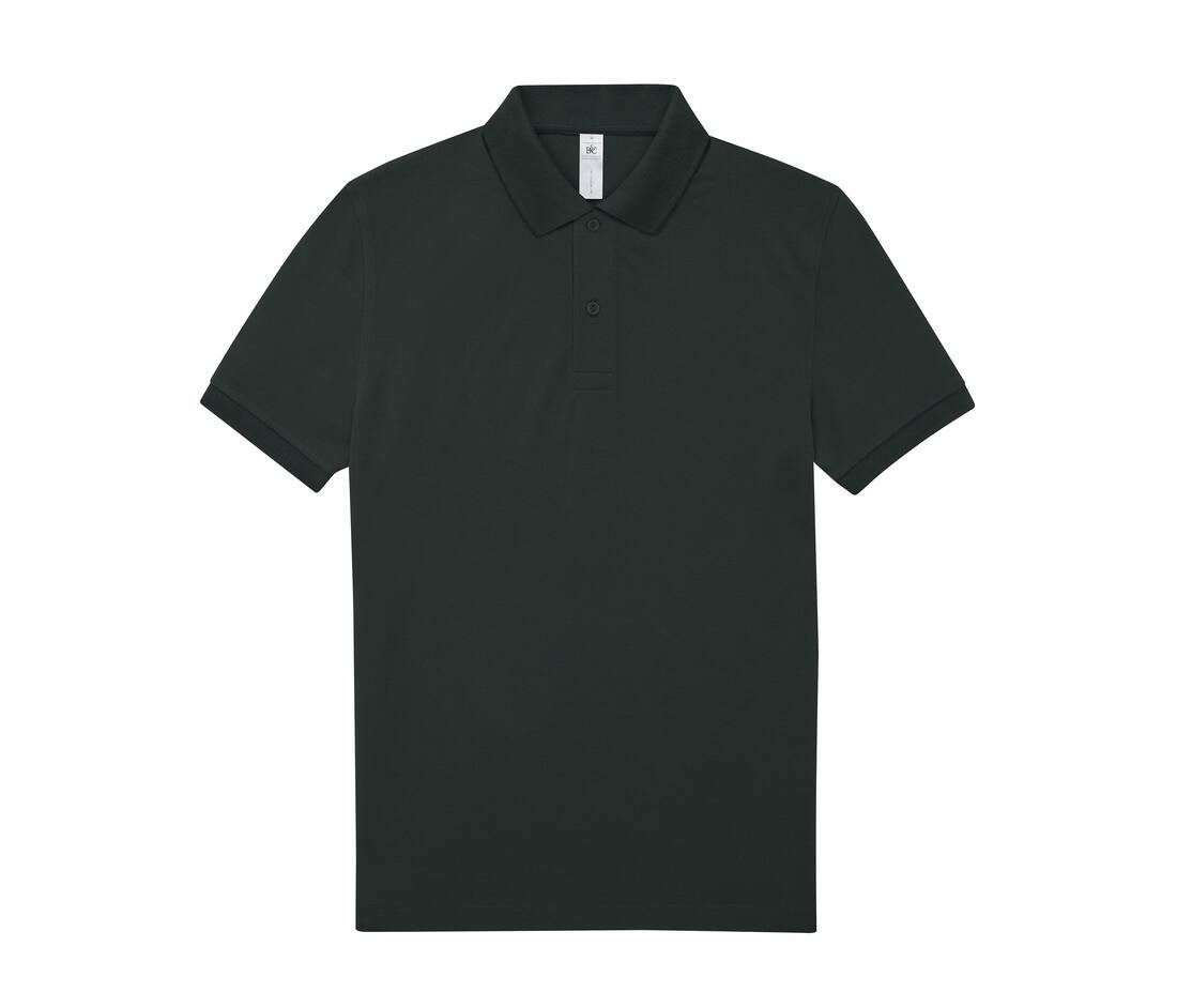 Polo manches courtes noir personnalisé
