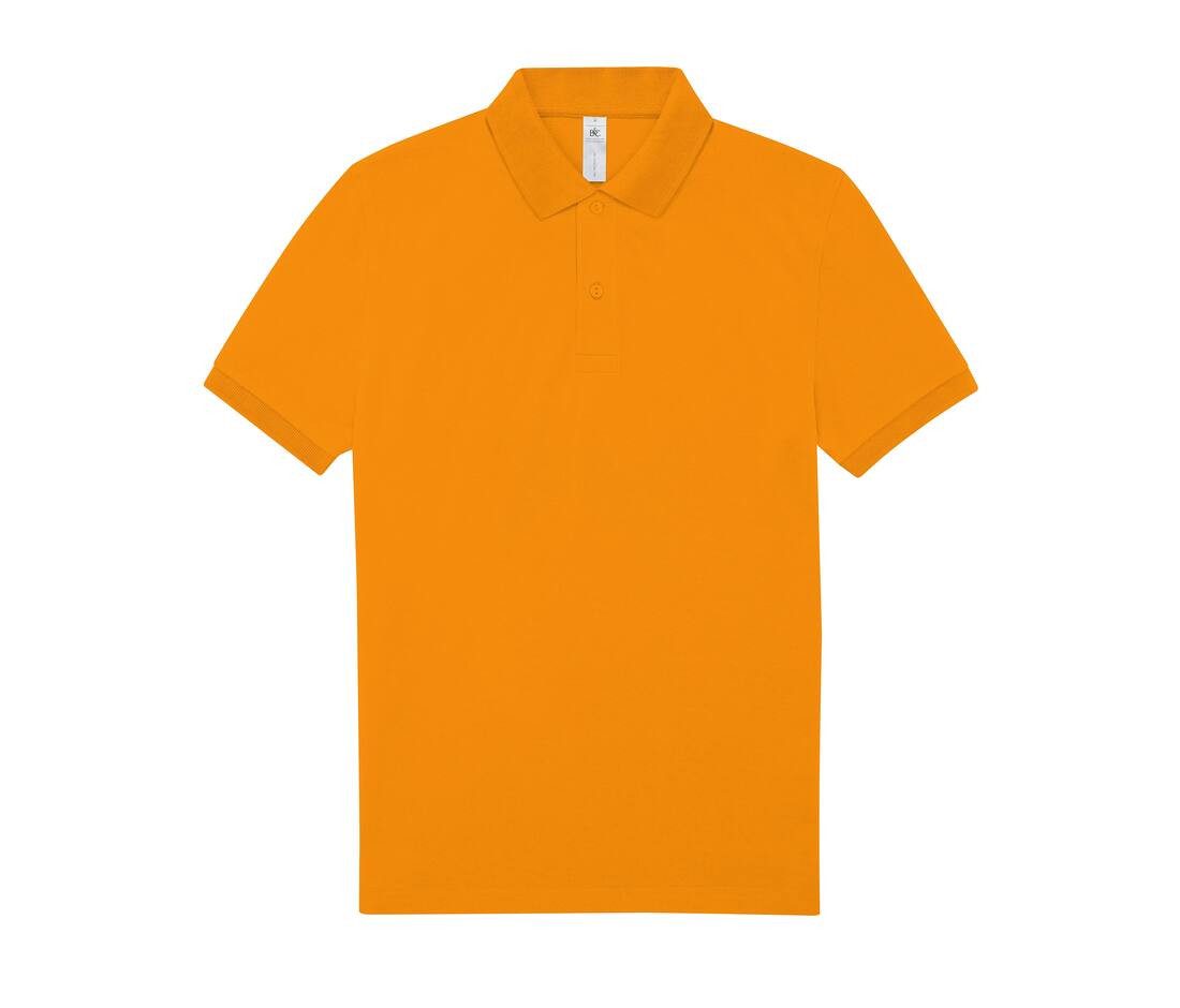 Polo manches courtes jaune personnalisé