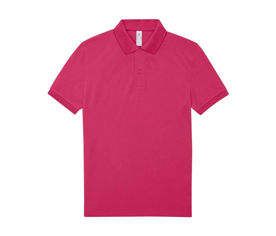 Polo manches courtes rose personnalisé