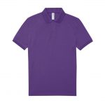 Polo manches courtes violet personnalisé