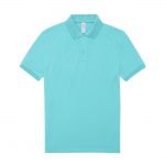 Polo manches courtes bleu personnalisé