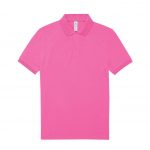 Polo manches courtes rose personnalisé
