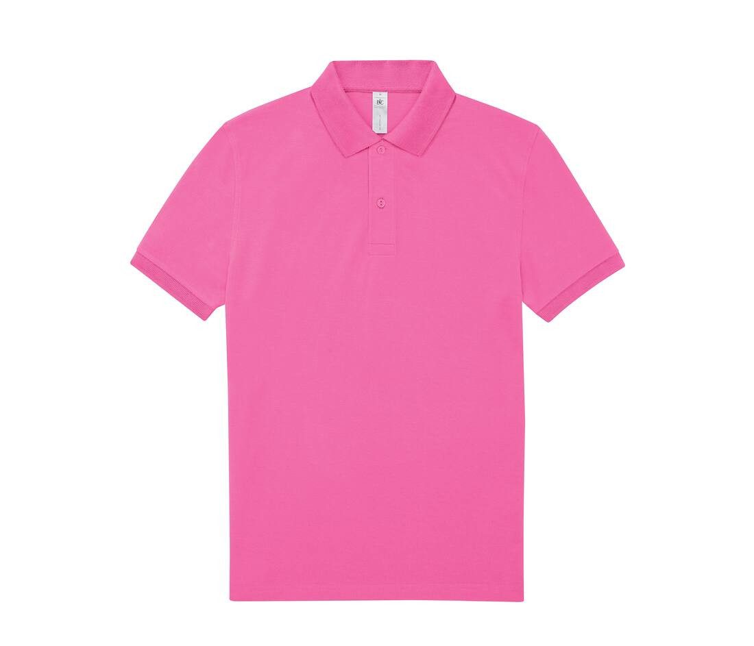 Polo manches courtes rose personnalisé