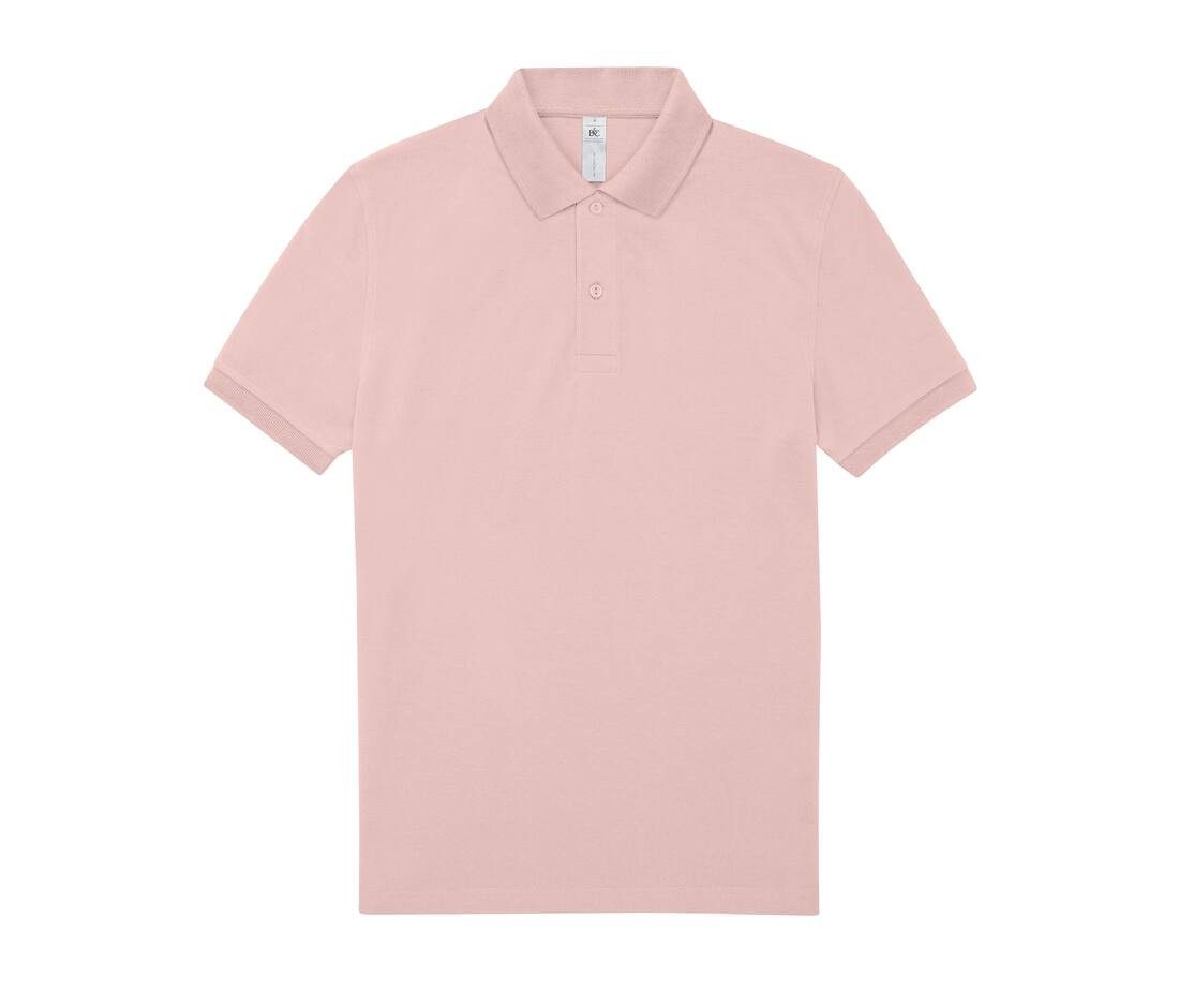 Polo manches courtes rose personnalisé