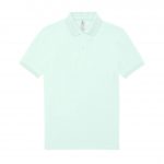 Polo manches courtes bleu personnalisé