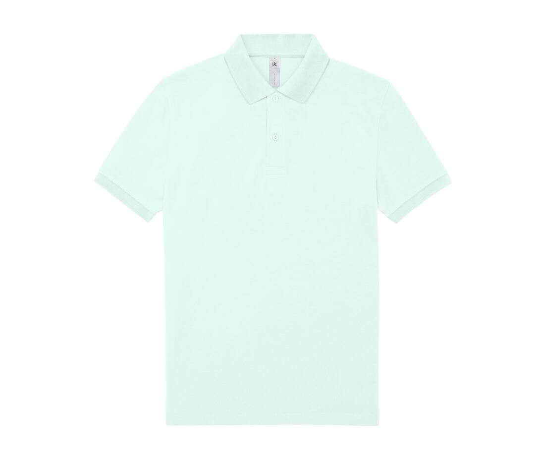 Polo manches courtes bleu personnalisé