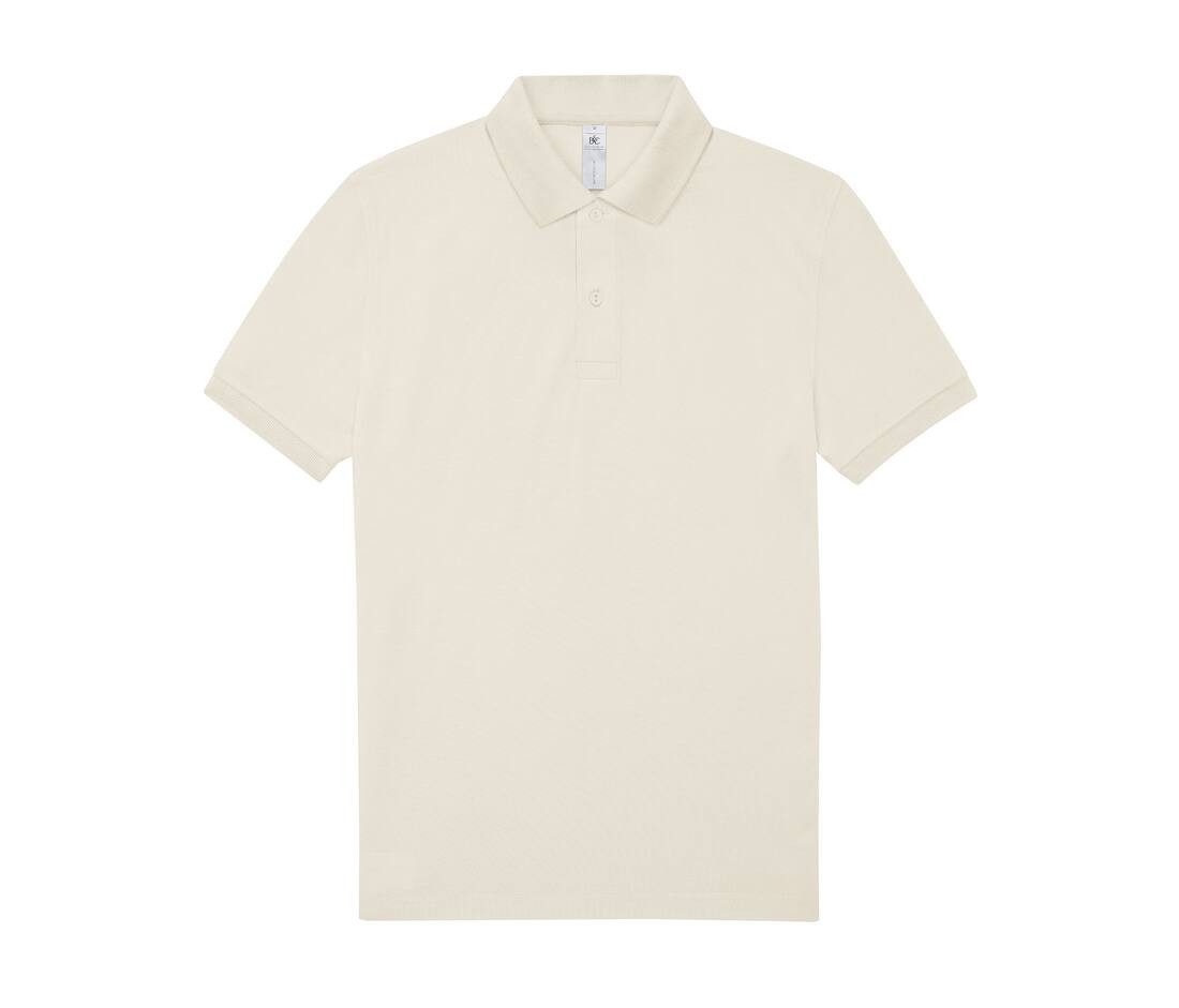 Polo manches courtes beige personnalisé