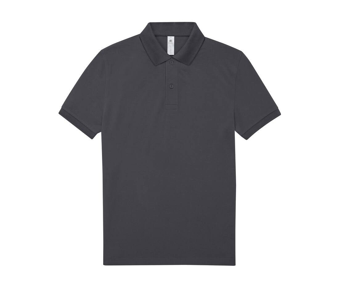 Polo manches courtes gris personnalisé