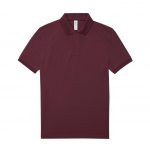 Polo manches courtes prune personnalisé