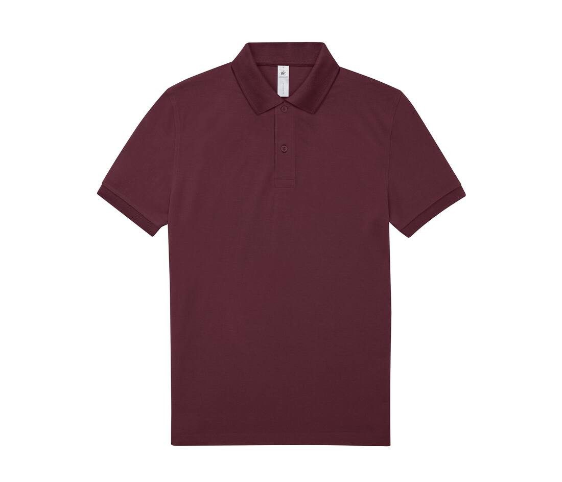 Polo manches courtes prune personnalisé