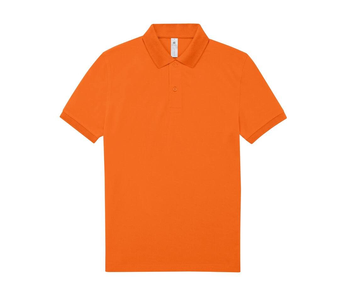 Polo manches courtes orange personnalisé