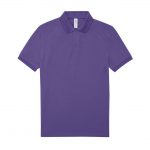 Polo manches courtes violet personnalisé