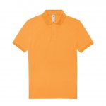 Polo manches courtes jaune moutarde personnalisé